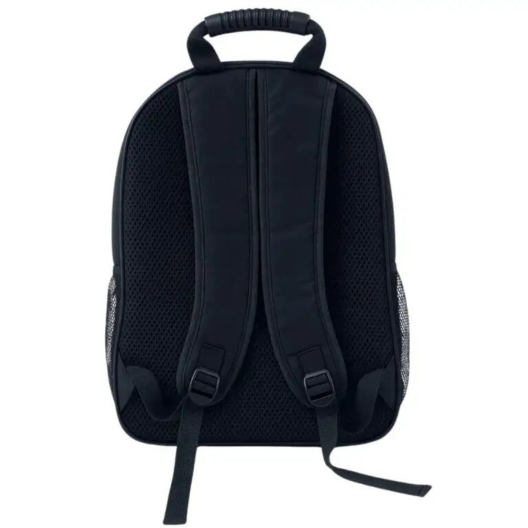 Cartoon cat backpack pet carrier with transparent bubble window and ventilation mesh — view 3