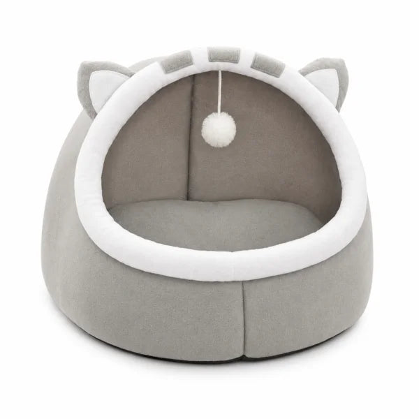 Cat cave bed — a cozy enclosed sleeping spot for cats