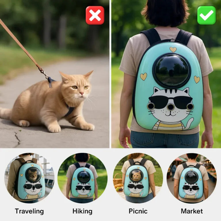 Cartoon Cat Backpack