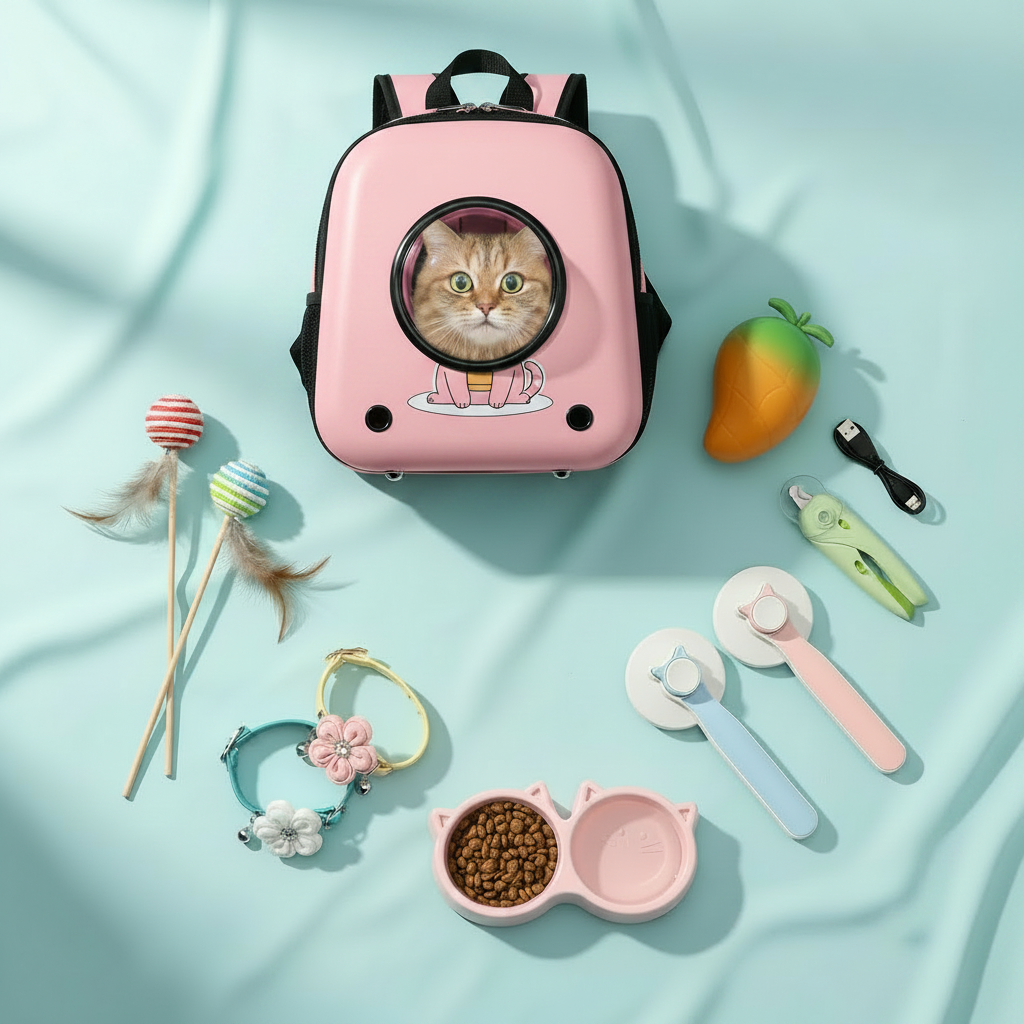 Spoiled Cat Bundle - Pink Backpack