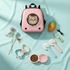 luxury cat toy bundle - Pink Backpack